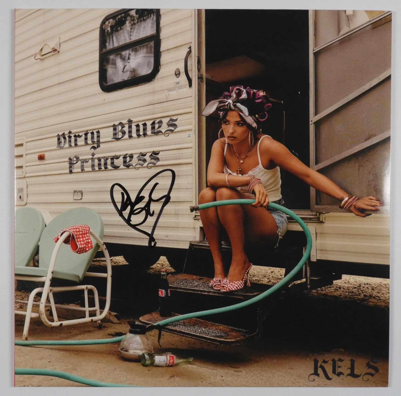 Kels JSA Signed Autograph Album Vinyl Record Dirty Blues Princess