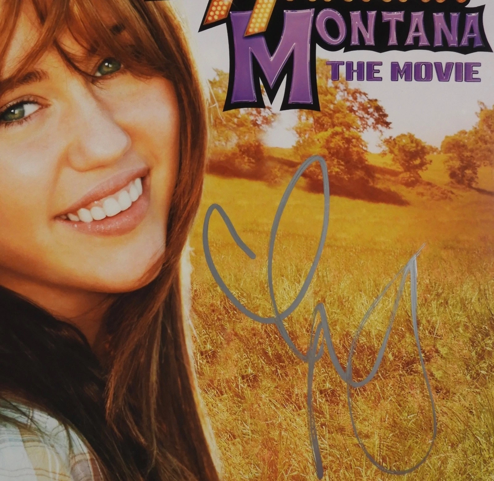 Miley Cyrus JSA Signed Autograph Album Vinyl Record Hannah Montana The Movie