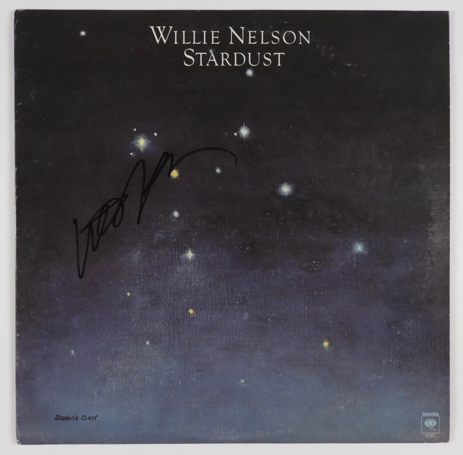Willie Nelson JSA Signed Autograph Album Record Vinyl Stardust