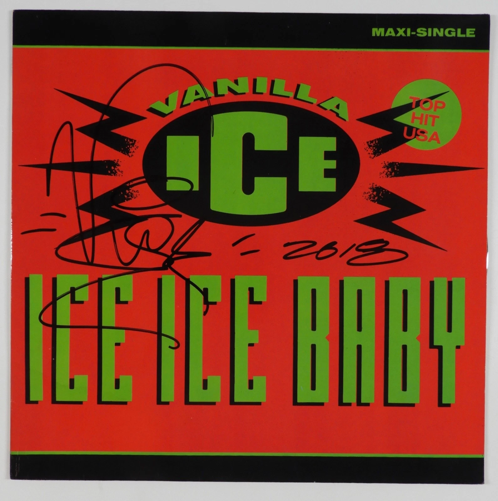 Vanilla Ice JSA Signed Autograph Album Record Vinyl Ice Ice Baby