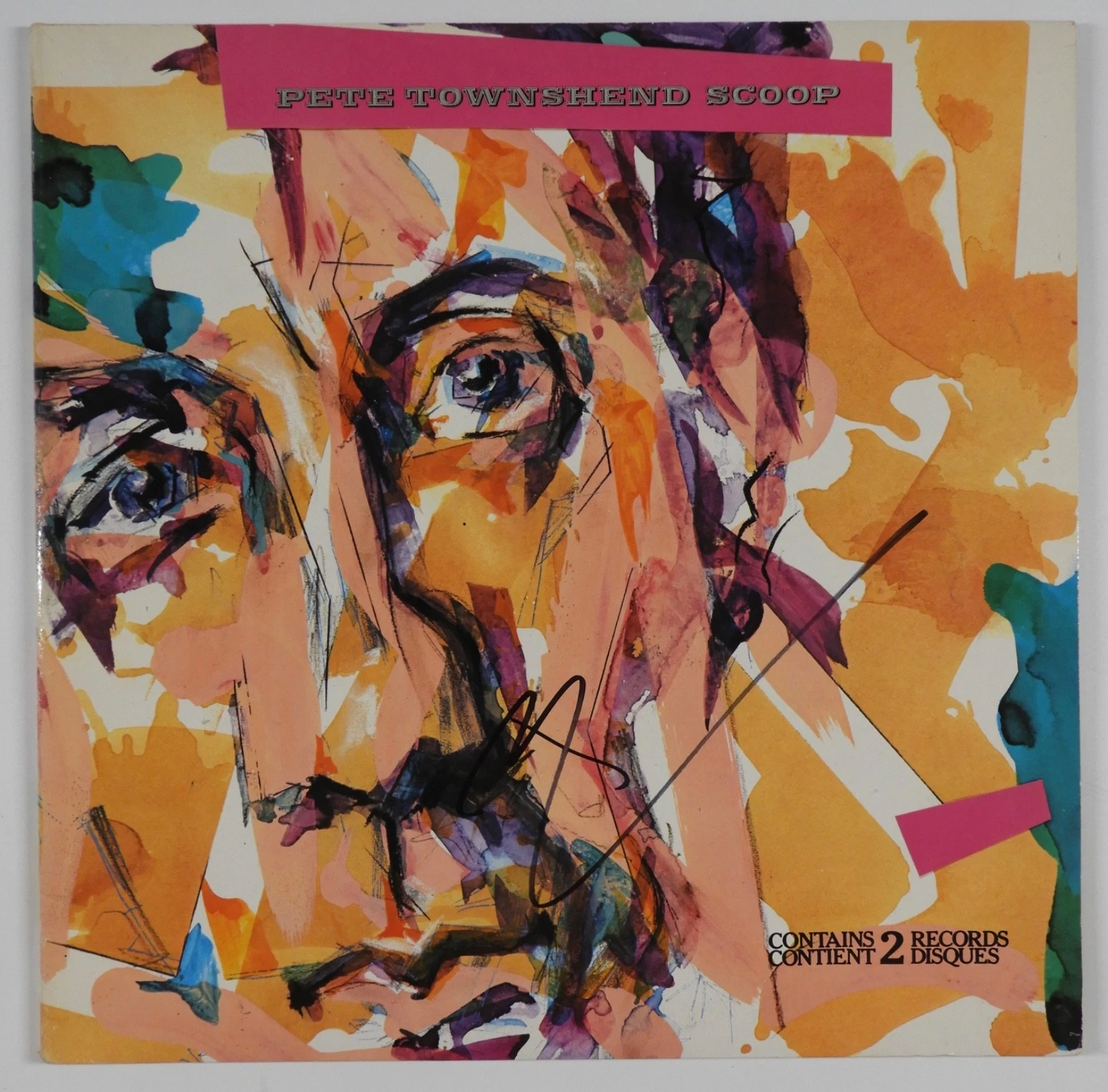 Pete Townshend JSA Signed Autograph Album Record Vinyl Scoop The Who