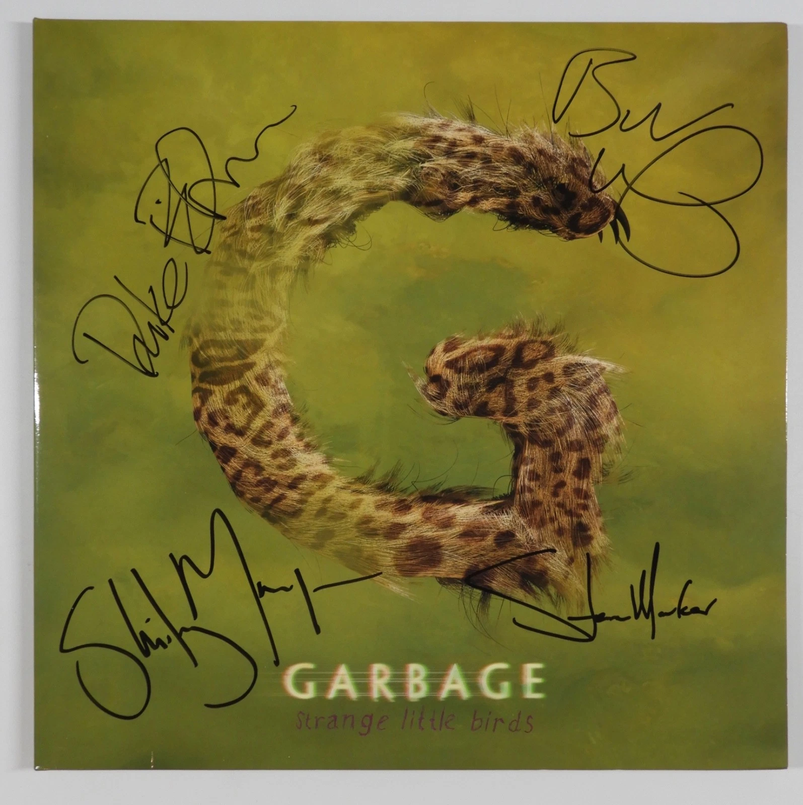 Garbage Fully JSA Signed Autograph Album Record Vinyl Strange Like birds