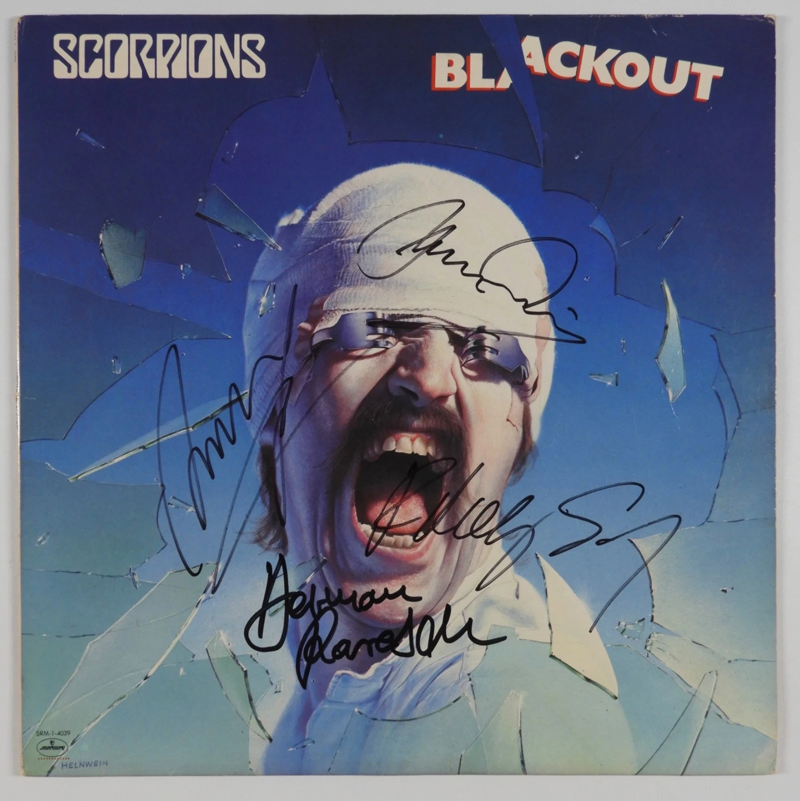 Scorpions JSA Signed Autograph Album Vinyl Record Blackout