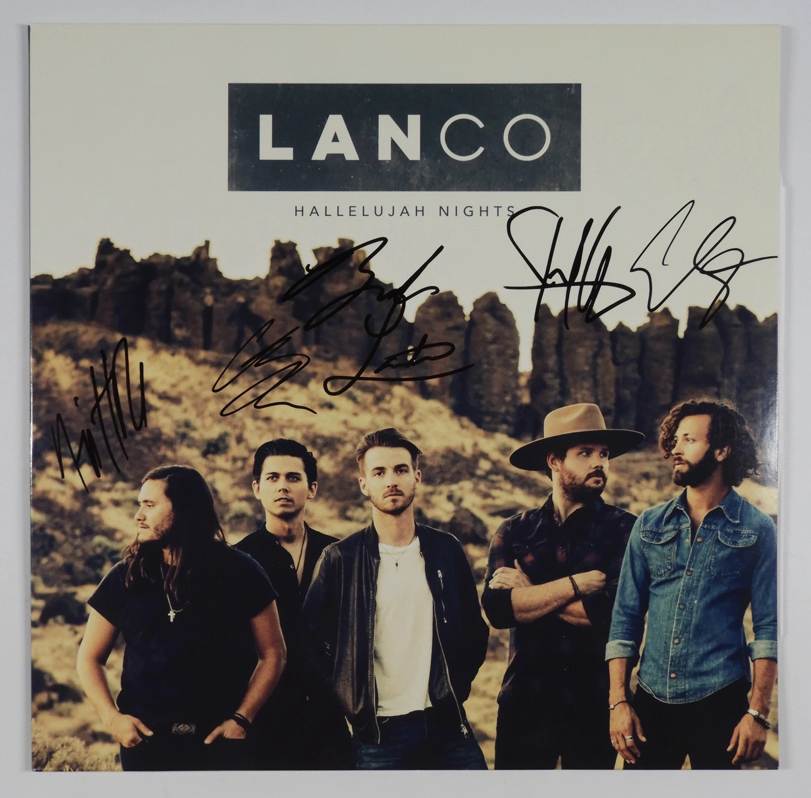 Lanco JSA Signed Autograph Album Vinyl Record Hallelujah Nights