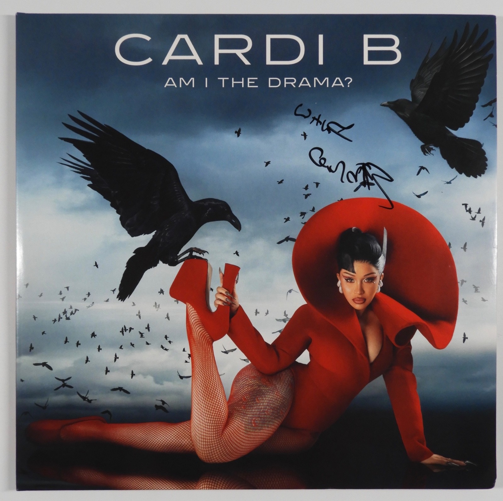 Cardi B Signed JSA Autograph Record Vinyl Am I The Drama