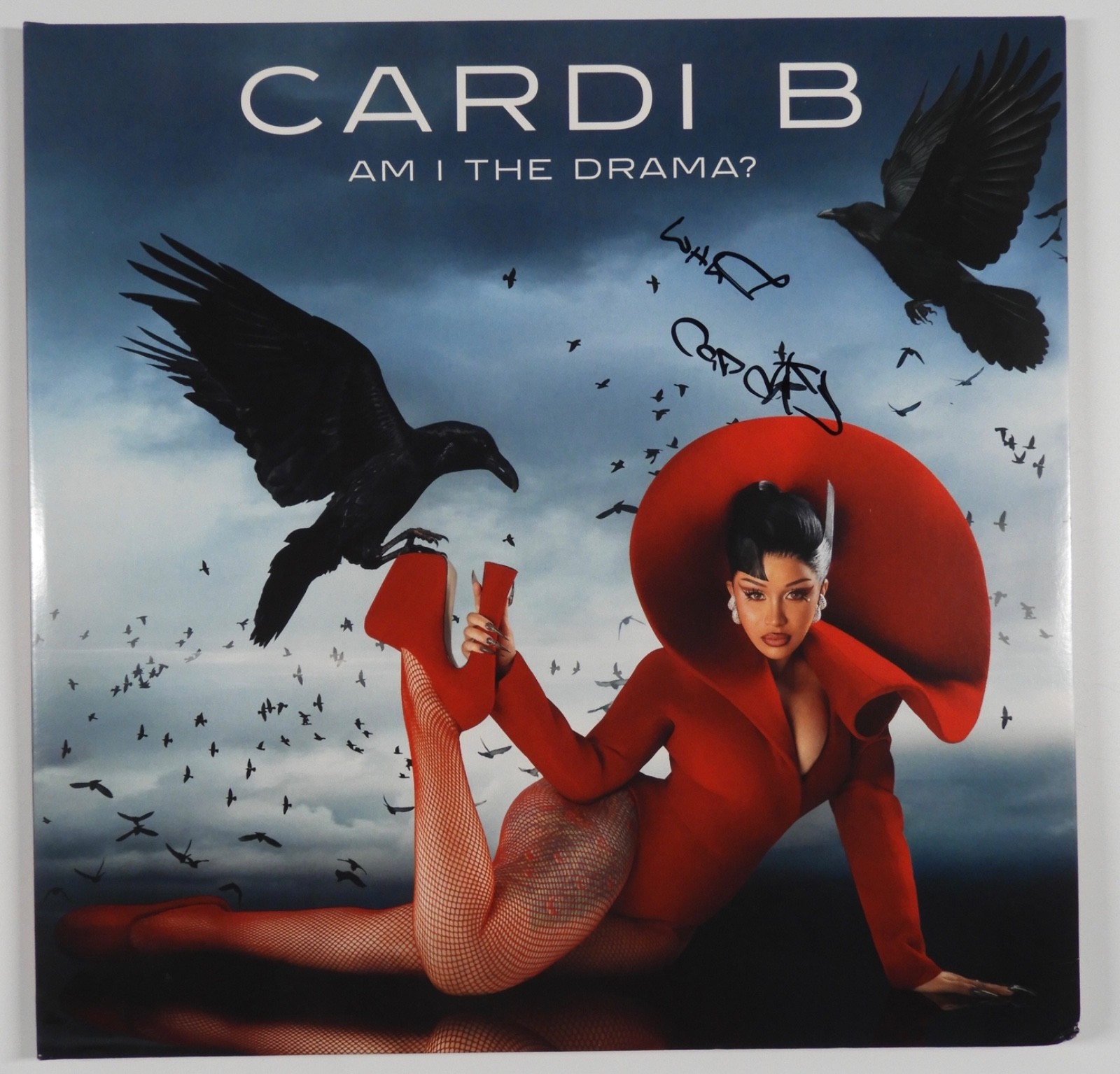 Cardi B Signed JSA Autograph Record Vinyl Album Am I The Drama