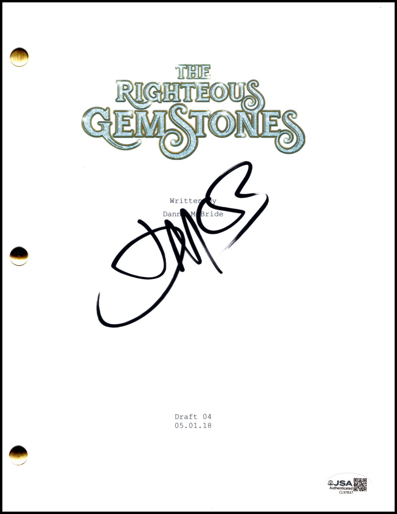 Danny McBride Signed Autograph The Righteous Gemstones Script Screenplay JSA COA