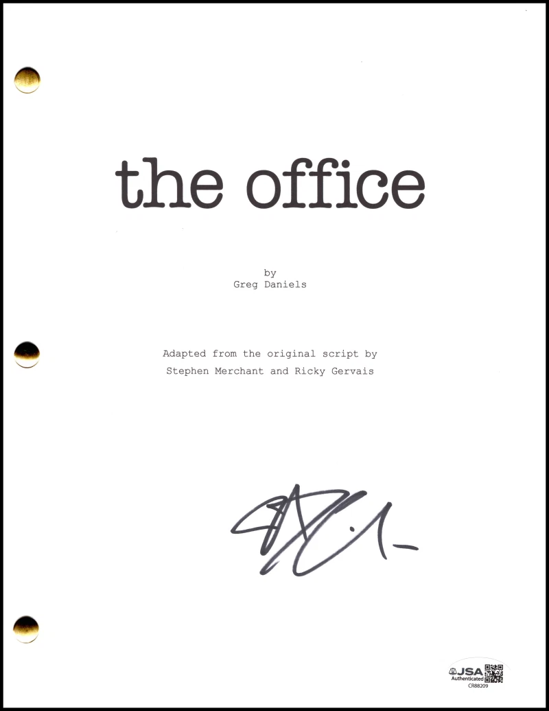 John Krasinski Signed Autograph The Office Pilot Script - Jim Halpert JSA COA