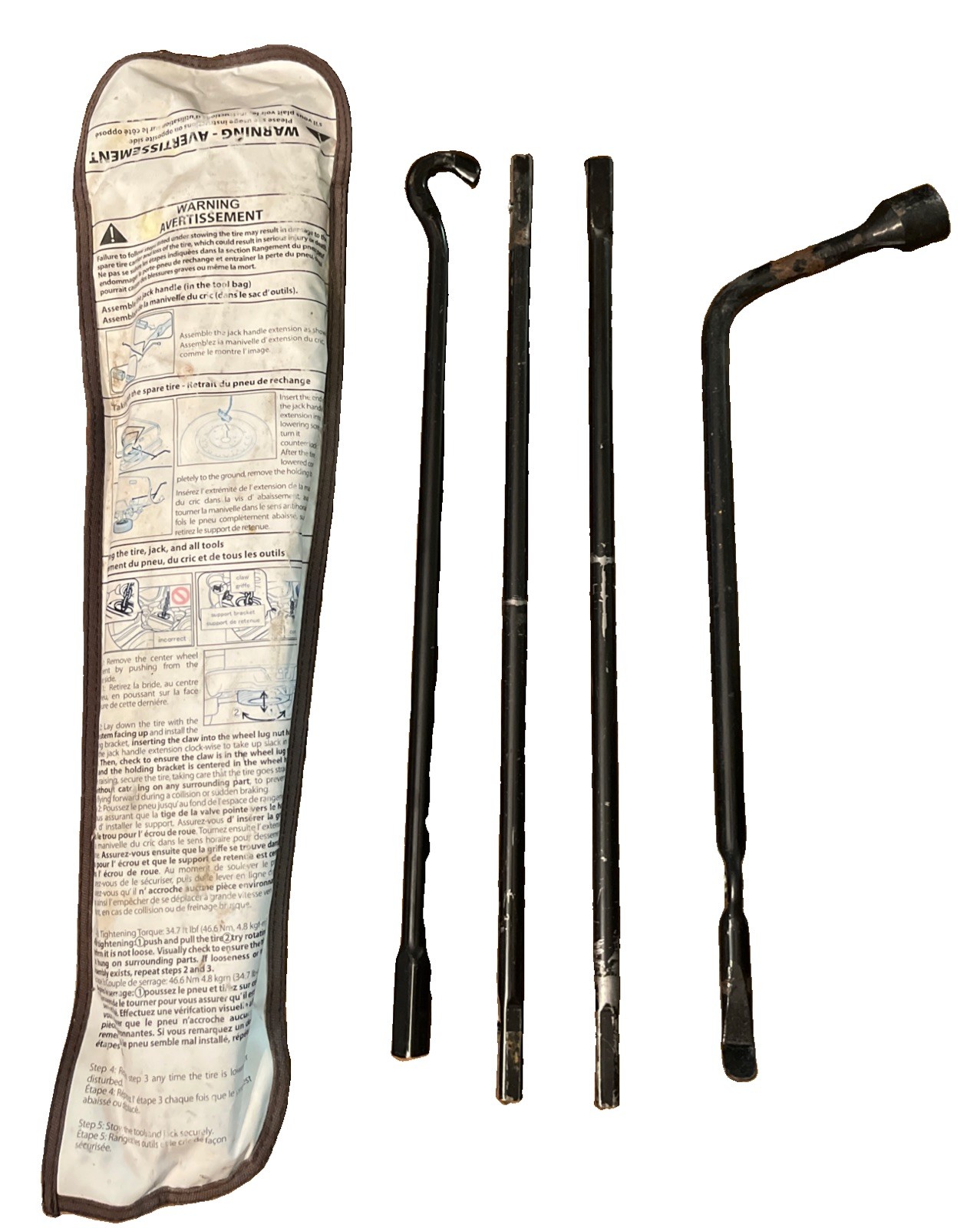 99-14 Chevy Silverado Suburban/GMC Sierra Yukon SPARE TIRE WRENCH TOOL KIT