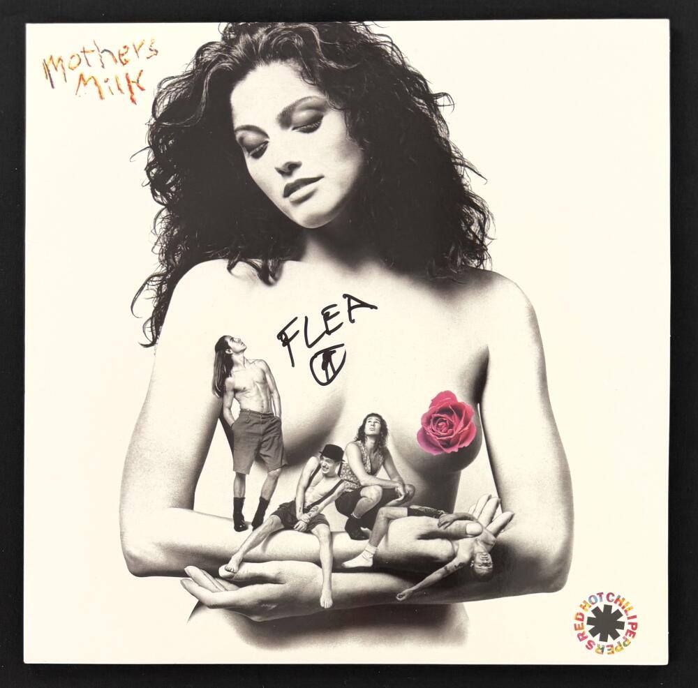 Flea Signed Autograph Red Hot Chili Peppers Mother's Milk Album Record JSA COA