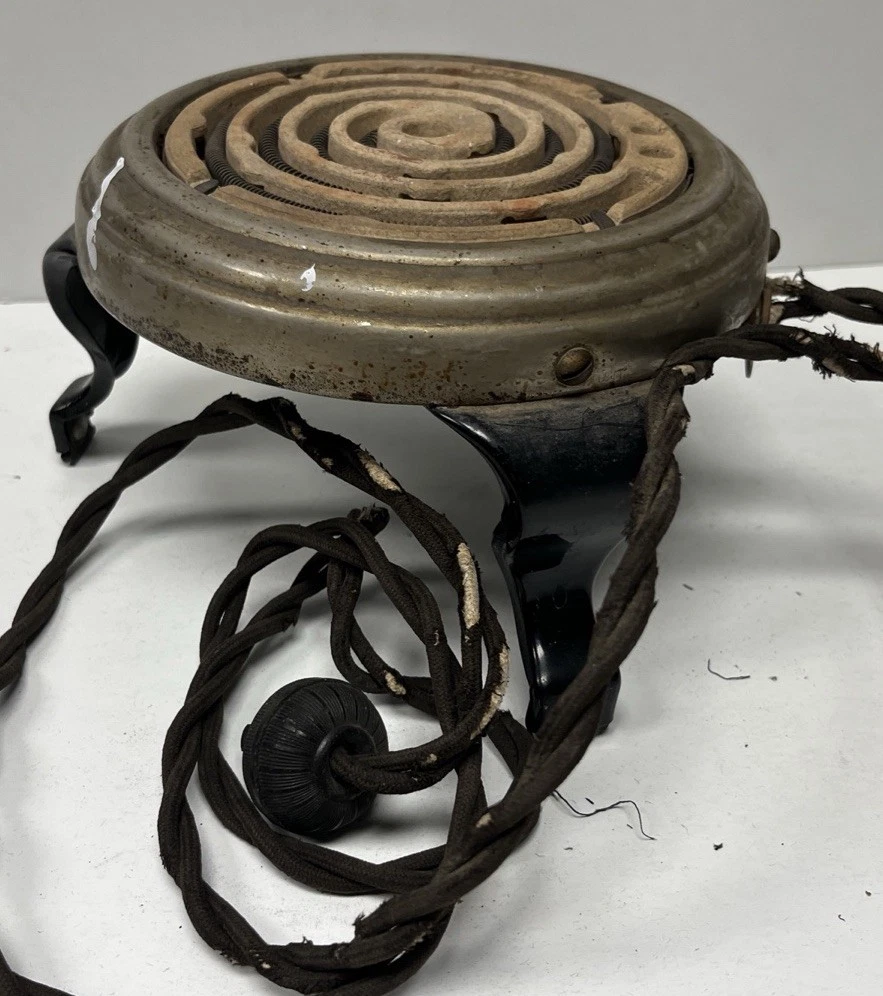 Vintage Ever Hot Everhot 6” Electric Table Stove Hot Plate Burner 600 Watts