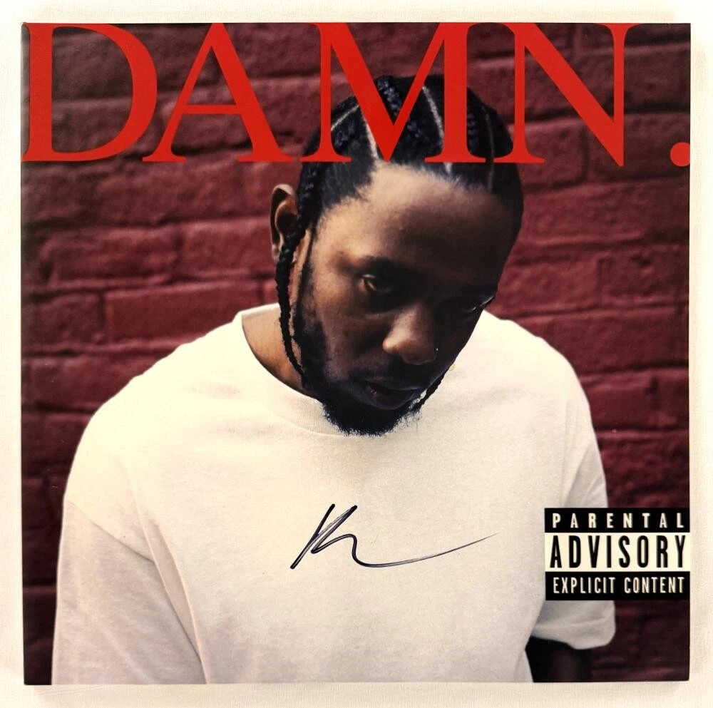 Kendrick Lamar Signed Autograph Damn Album Vinyl Record LP - PSA COA