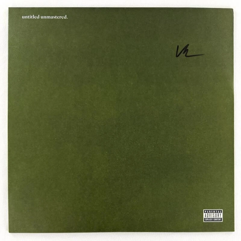 Kendrick Lamar Signed Autograph Untitled Unmastered Album Vinyl Record PSA COA