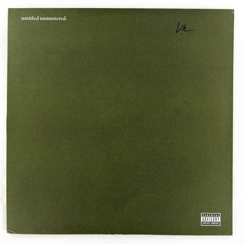 Kendrick Lamar Signed Autograph Untitled Unmastered Album Record PSA COA