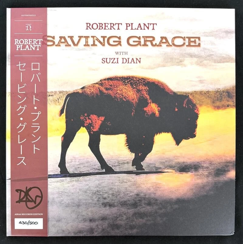 Robert Plant Signed Autograph Saving Grace Album Record LE #430/500 Beckett COA