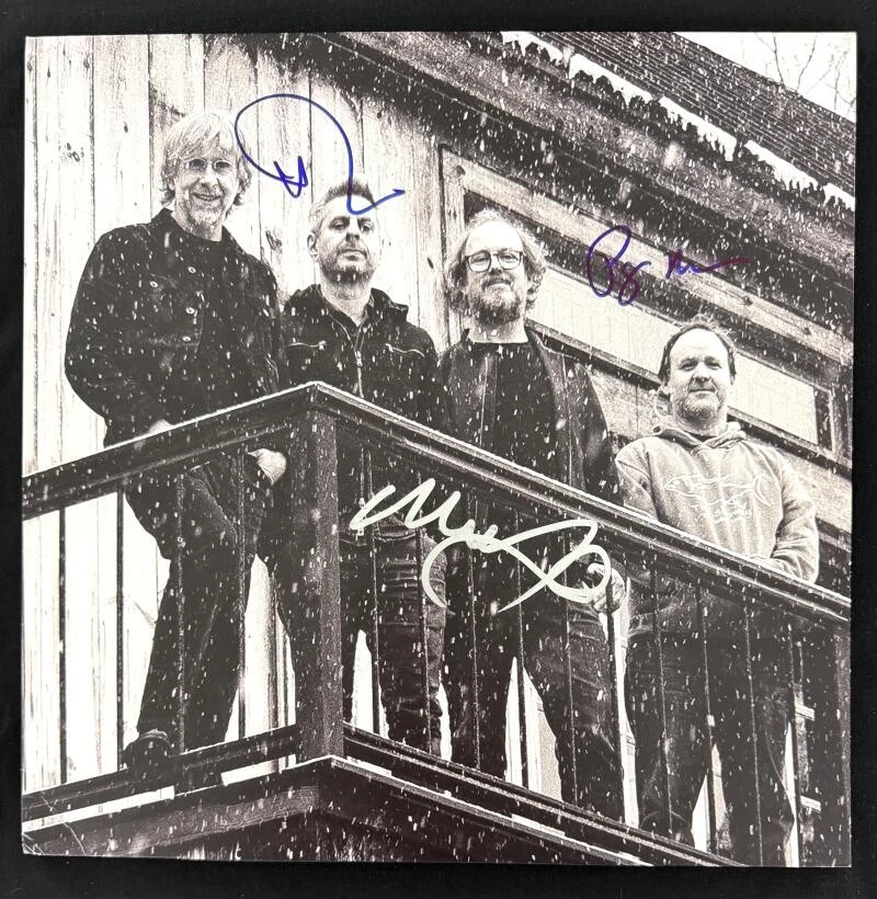 Trey Anastasio Mike & Page Signed Autograph Phish Album Record w/ Beckett COA