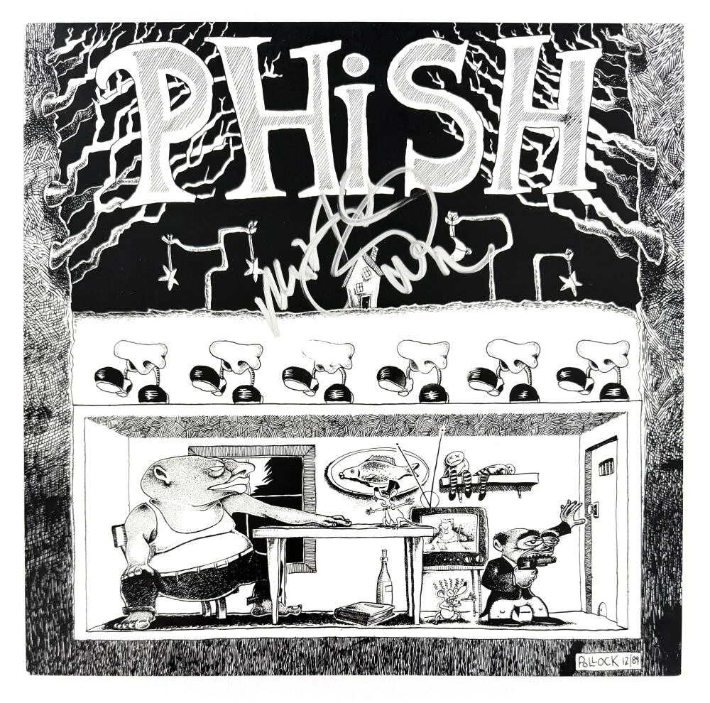 Trey Anastasio & Mike Gordon Signed Autograph Phish Junta Album Record JSA COA