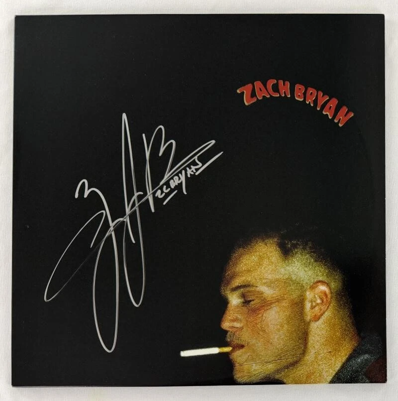 Zach Bryan Signed Autograph self titled Album Vinyl Record w/ Beckett COA