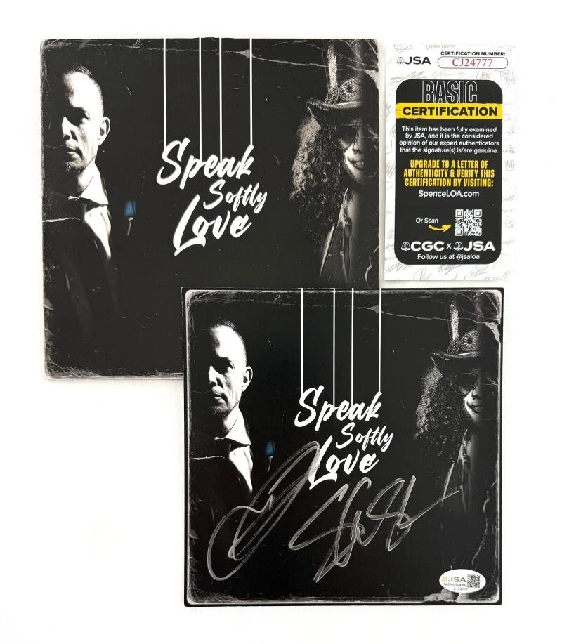 Slash Guns N Roses & Mark Tremonti Signed Autograph 7