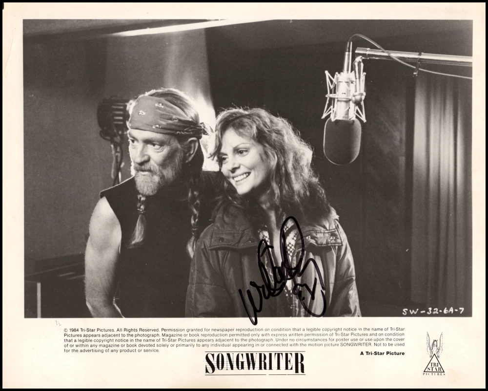 Willie Nelson Signed Autograph Original 8x10 Songwriter Press Still Photo PSA