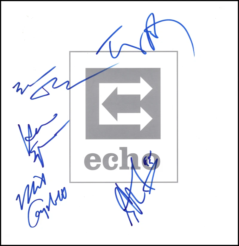 Tom Petty and the Heartbreakers Band Signed Autograph Echo Album Insert BAS COA