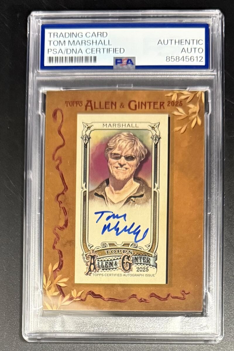 Tom Marshall Signed Autograph PSA/DNA Framed Mini Auto #MA-TO Phish Lyricist