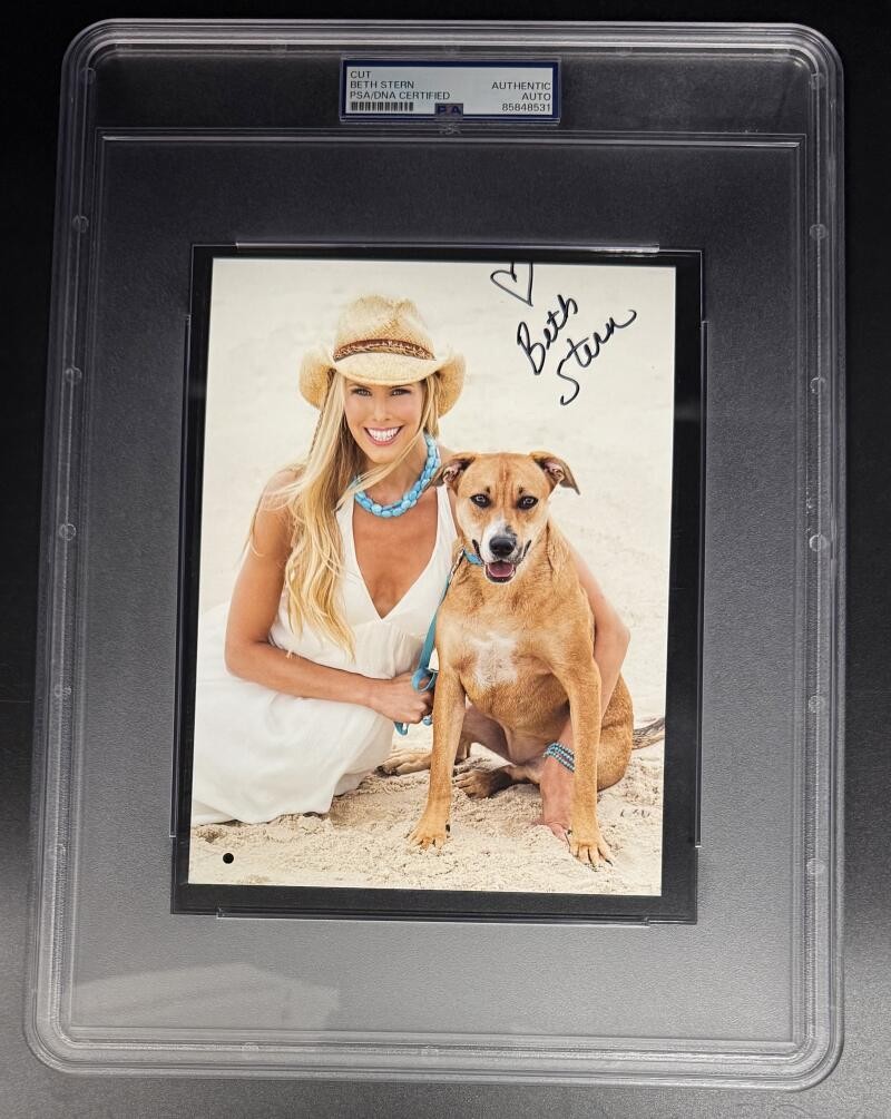 Beth Stern Signed Autograph Dog Promo PSA/DNA COA Slabbed Photo Howard