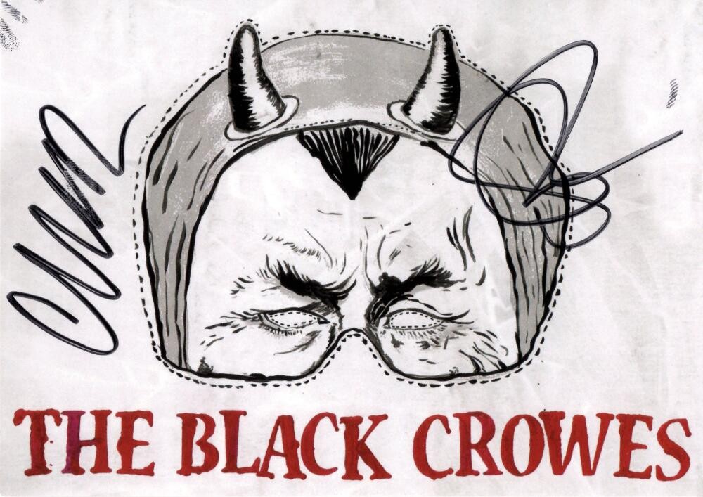 The Black Crowes Signed Autograph 4x6 Promo Postcard w/ JSA COA