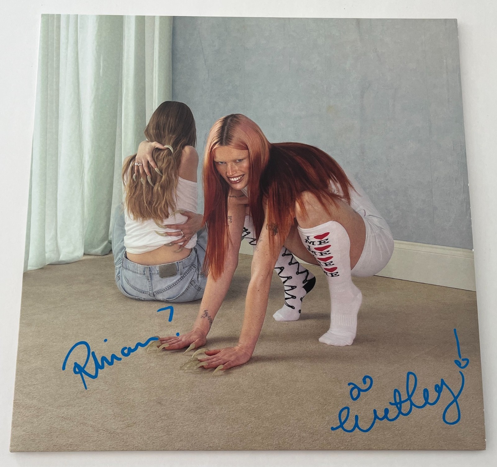 WET LEG SIGNED AUTOGRAPH MOISTURIZER VINYL w/EXACT PROOF & BECKETT COA