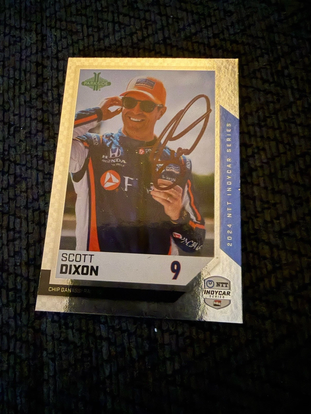 2024 Parkside Indy Car Trading Card 500 Signed Scott Dixon Parallel