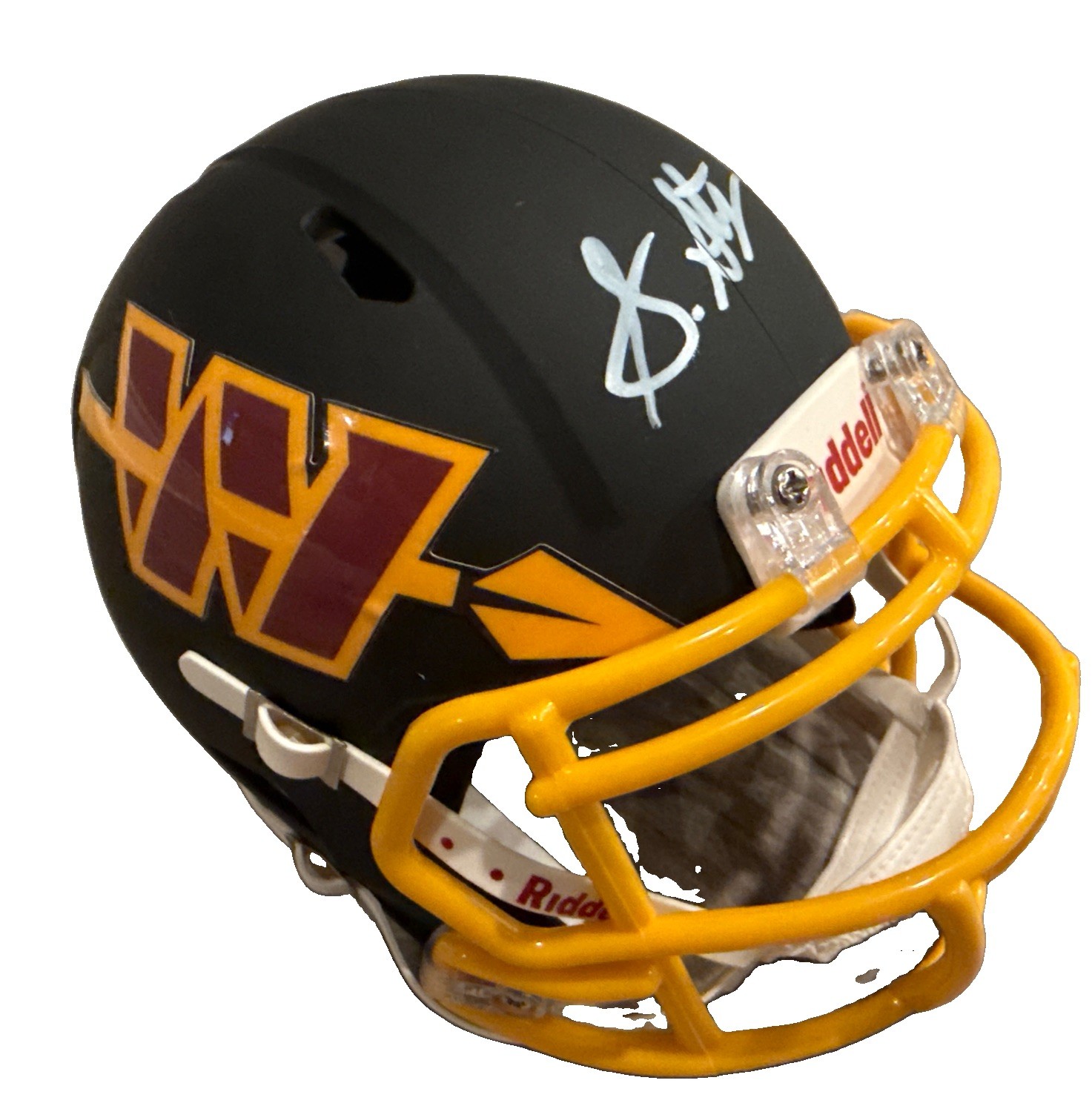 SONNY STYLES signed (Washington Commanders) Mini football helmet BECKETT BW61077
