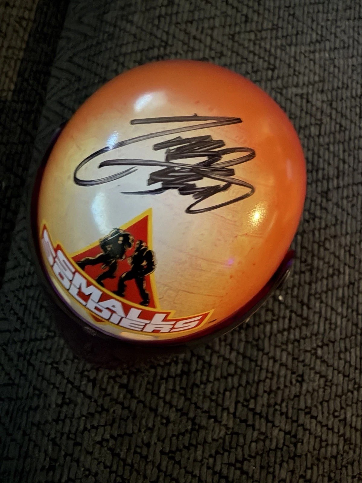 Tony Stewart Signed NASCAR Mini Helmet Small Soldiers