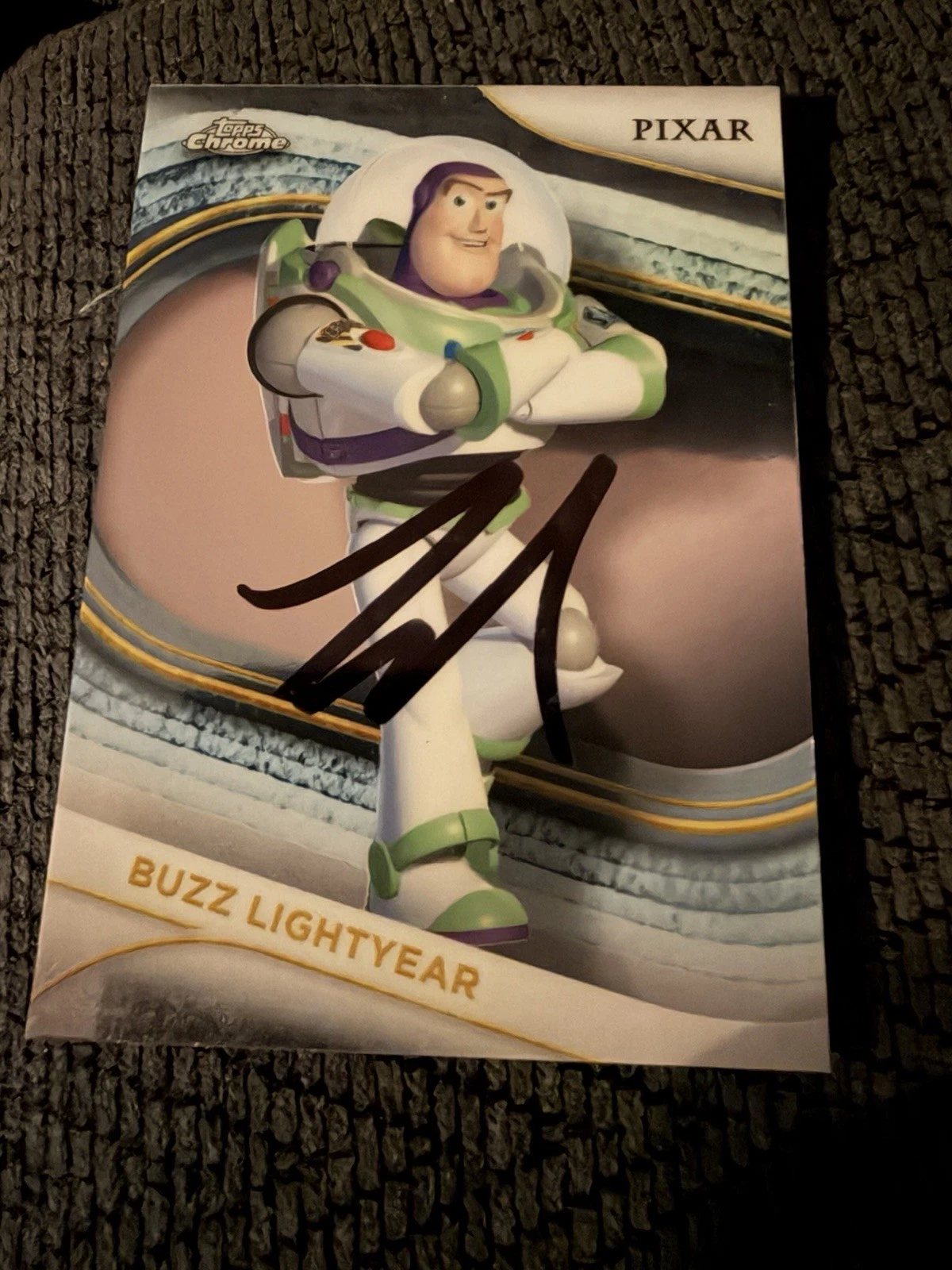 Tim Allen signed Trading Card 2025 Topps Chrome Pixar Cars Buzz Lightyear
