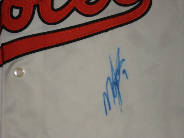 MIGUEL TEJADA AUTOGRAPHED JERSEY (ORIOLES) W/ PROOF!