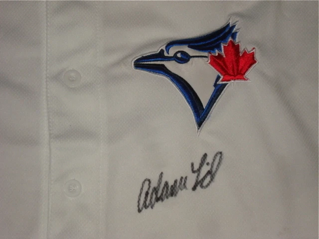 ADAM LIND AUTOGRAPHED JERSEY (BLUE JAYS) W/ PROOF!