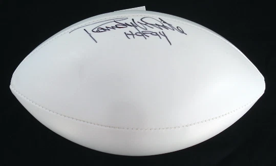 RANDY WHITE AUTOGRAPHED FOOTBALL (COWBOYS) W/ PROOF!