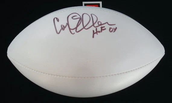 CARL ELLER AUTOGRAPHED FOOTBALL (VIKINGS) W/ PROOF!