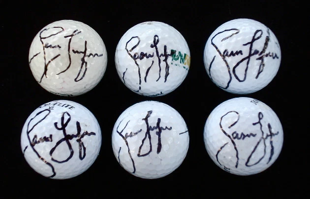 JASON DUFNER AUTOGRAPHED GOLF BALL (PGA) W/ PROOF!