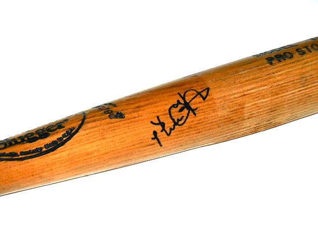 PEDRO ALVAREZ AUTOGRAPHED BAT (PIRATES) W/ PROOF! - Spring Training Used Bat!