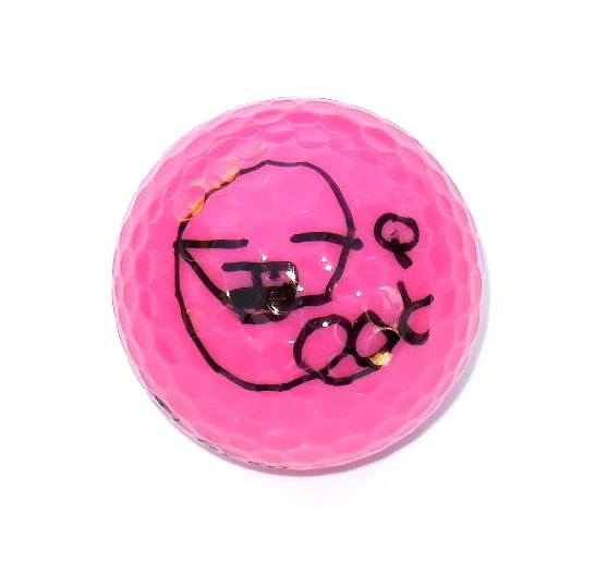 KYU JUNG BAEK AUTOGRAPHED PINK GOLF BALL (LPGA) W/ PROOF!