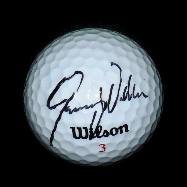 JIMMY WALKER AUTOGRAPHED GOLF BALL (PGA) W/ PROOF!