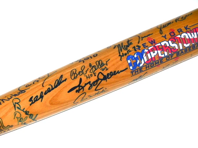 HALL OF FAME AUTOGRAPHED BAT (26 SIGNATURES) W/ PROOF!
