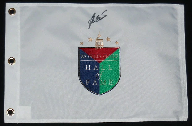 BEN CRENSHAW AUTOGRAPHED HALL OF FAME GOLF FLAG (W/ PROOF!)