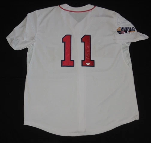 CLAY BUCHHOLZ AUTOGRAPHED JERSEY (RED SOX) W/ PROOF - JSA COA!