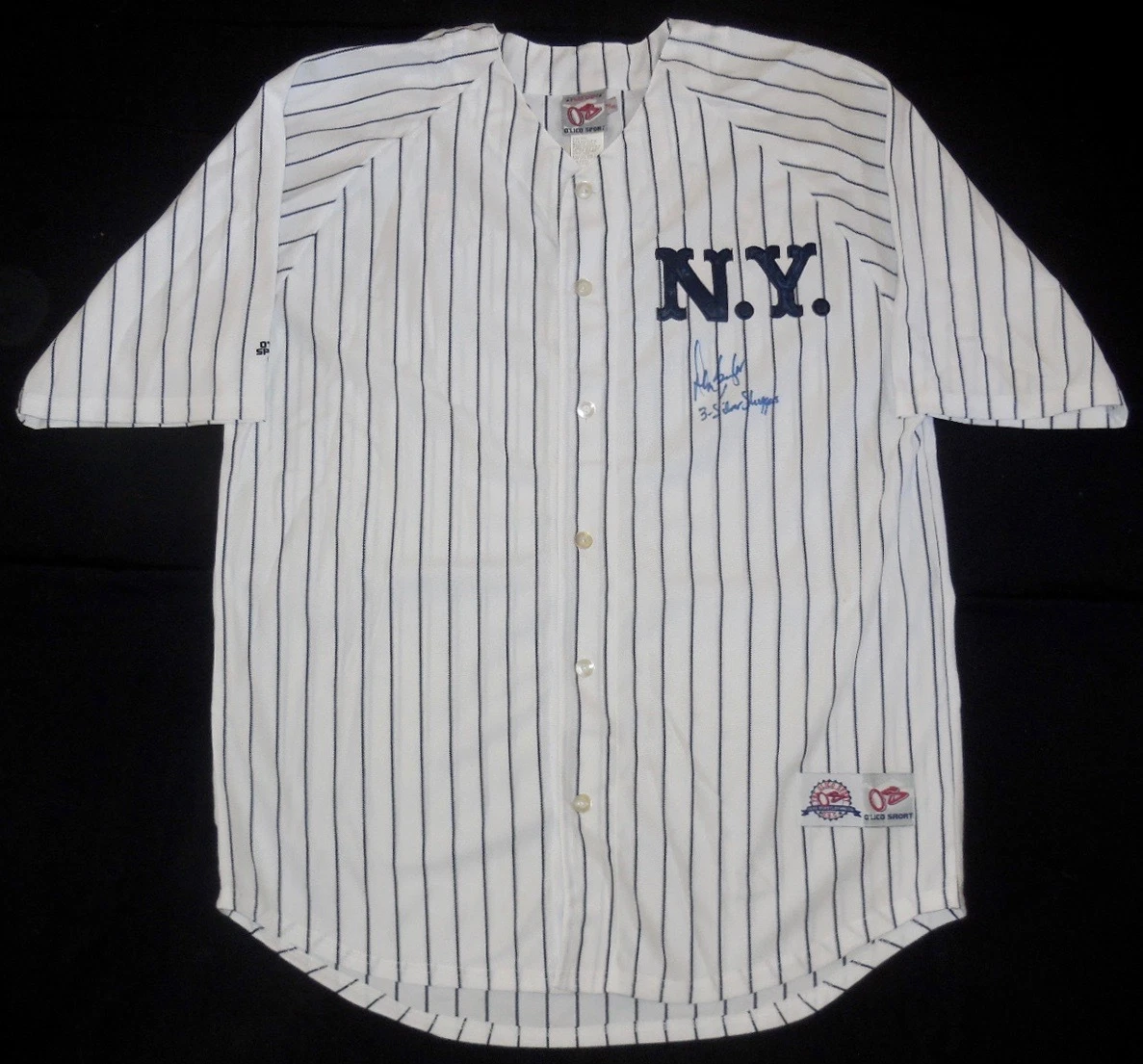 DON BAYLOR AUTOGRAPHED JERSEY (NEW YORK YANKEES) - W/ PROOF!
