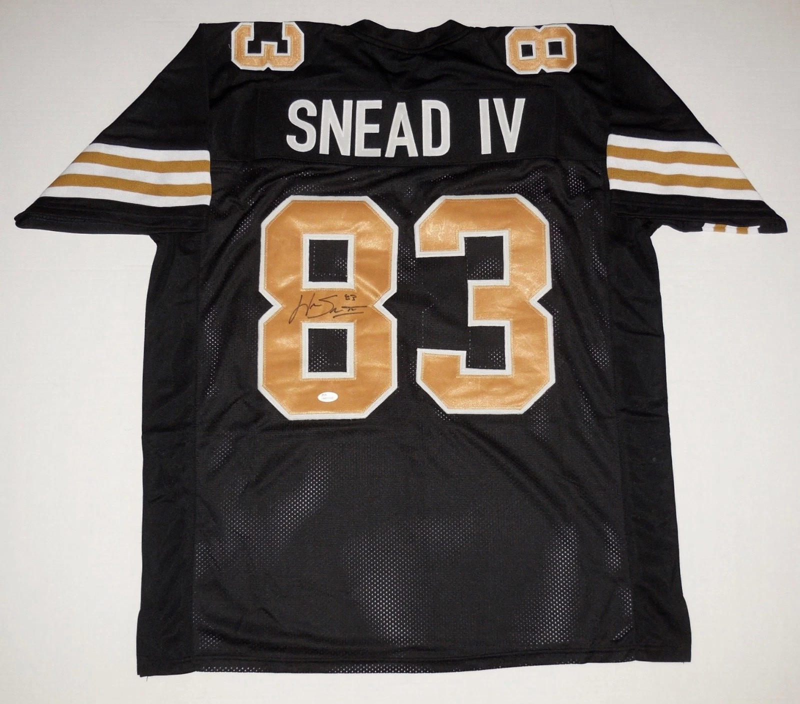 WILLIE SNEAD IV AUTOGRAPHED CUSTOM JERSEY (NEW ORLEANS SAINTS) - JSA COA!