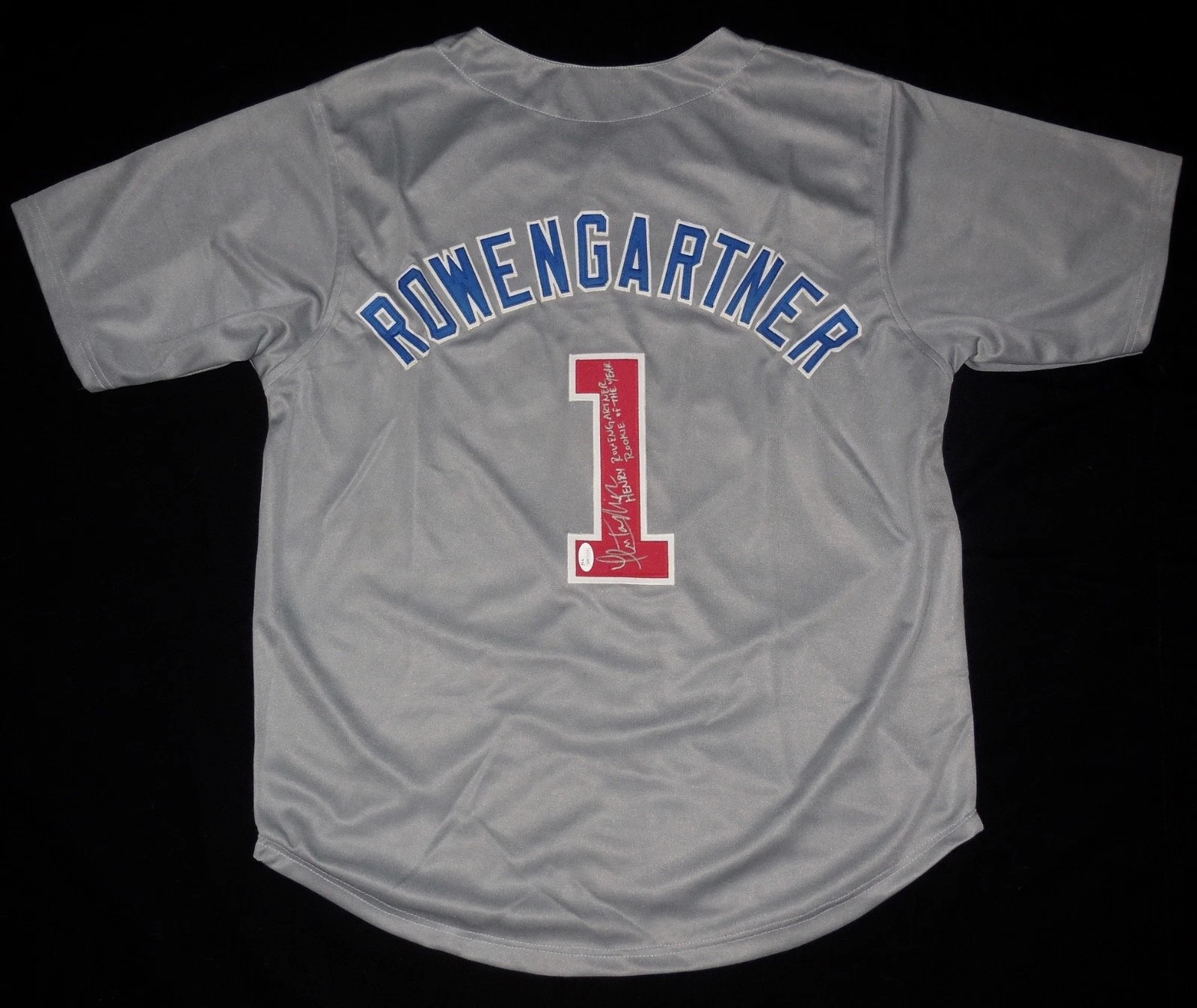 THOMAS IAN NICHOLAS AUTOGRAPHED CUBS JERSEY (ROOKIE OF THE YEAR) – JSA COA! COLLECTIBLE MEMORABILIA