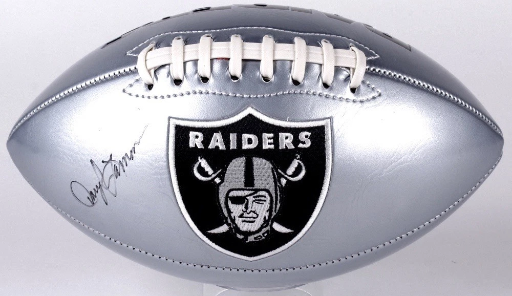 DARYLE LAMONICA AUTOGRAPHED FOOTBALL (RAIDERS) - JSA COA!