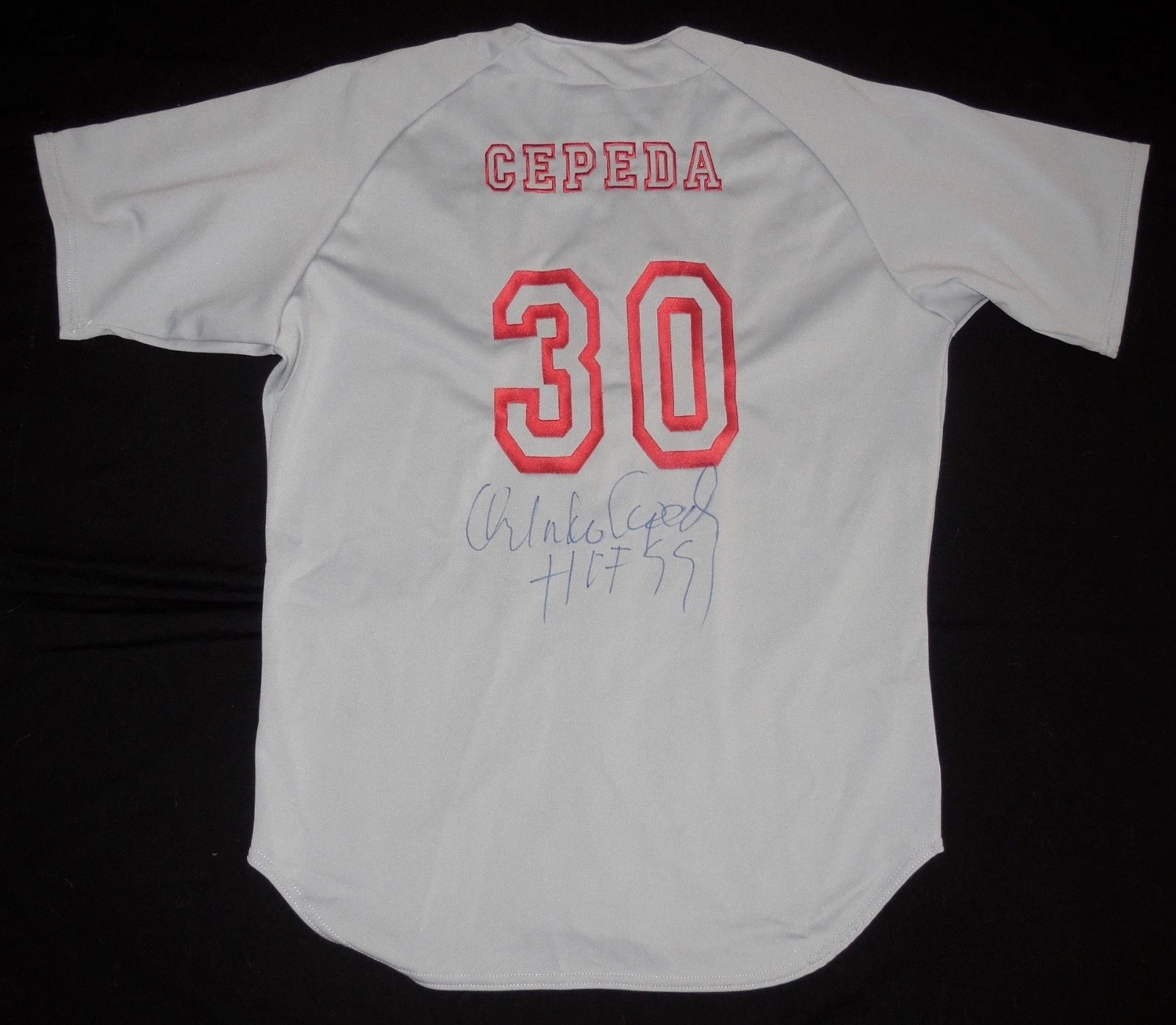 ORLANDO CEPEDA AUTOGRAPHED RAWLINGS 2000 NABISCO ALL-STARS JERSEY (GIANTS)