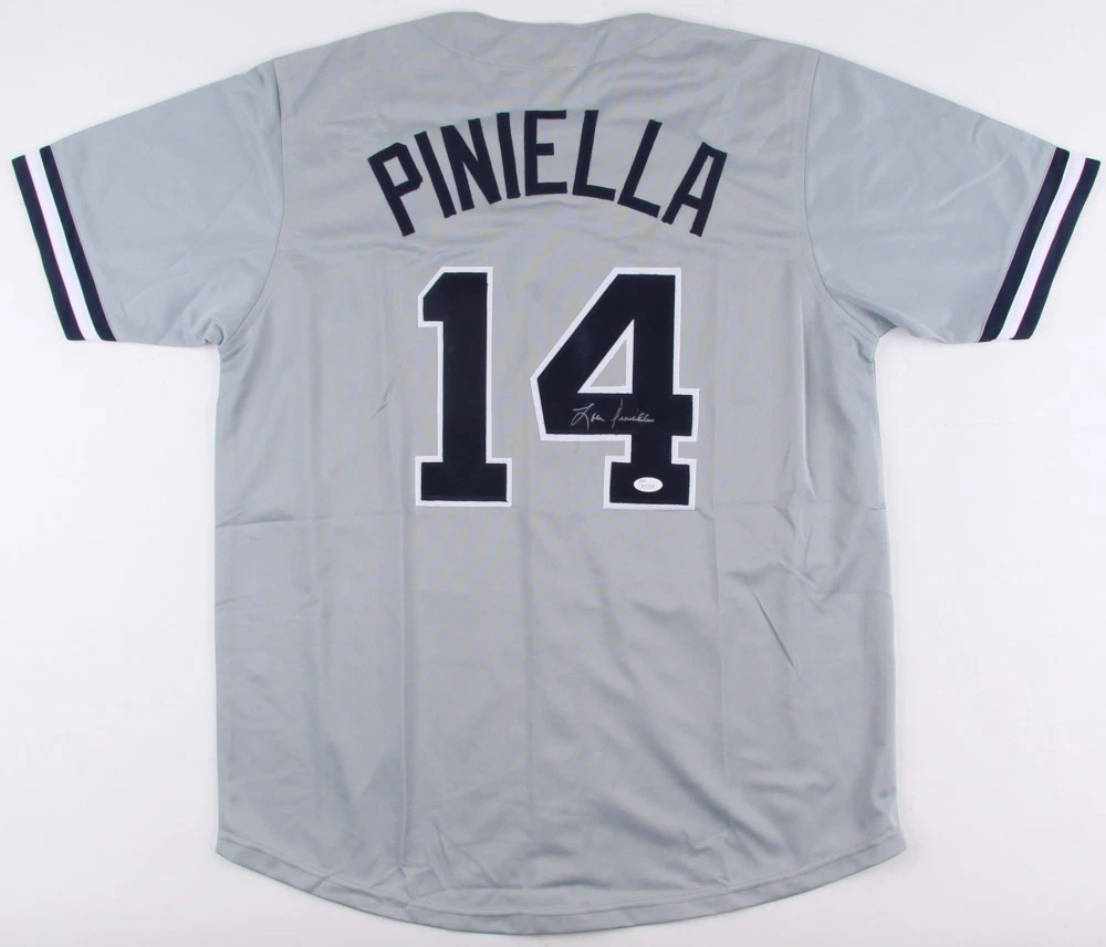 LOU PINIELLA AUTOGRAPHED CUSTOM JERSEY (NEW YORK YANKEES) - JSA COA!